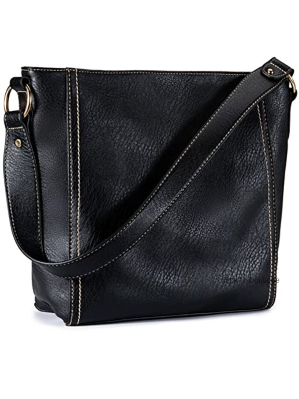 Vegan Leather Hobo Shoulder Bag Soft Casual Purse for Women Everyday